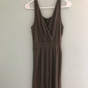 Green textured romper.